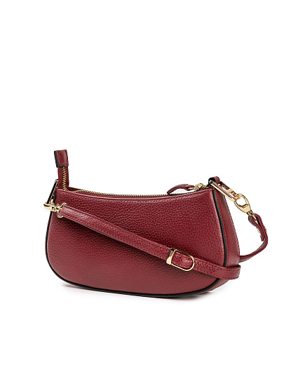 Женская сумка Dr. Koffer из натуральной кожи бордовая