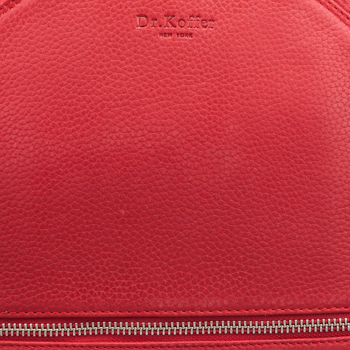 Рюкзак Dr.Koffer из натуральной кожи красный