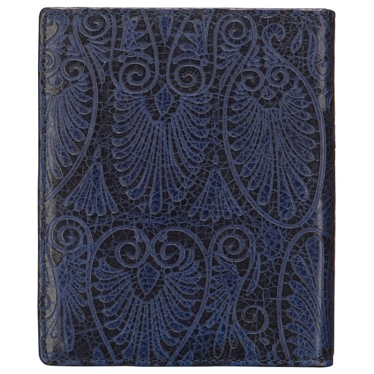 Визитница Dr.Koffer из натуральной кожи синяя