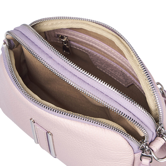 Женская сумка Dr. Koffer из натуральной кожи розовая