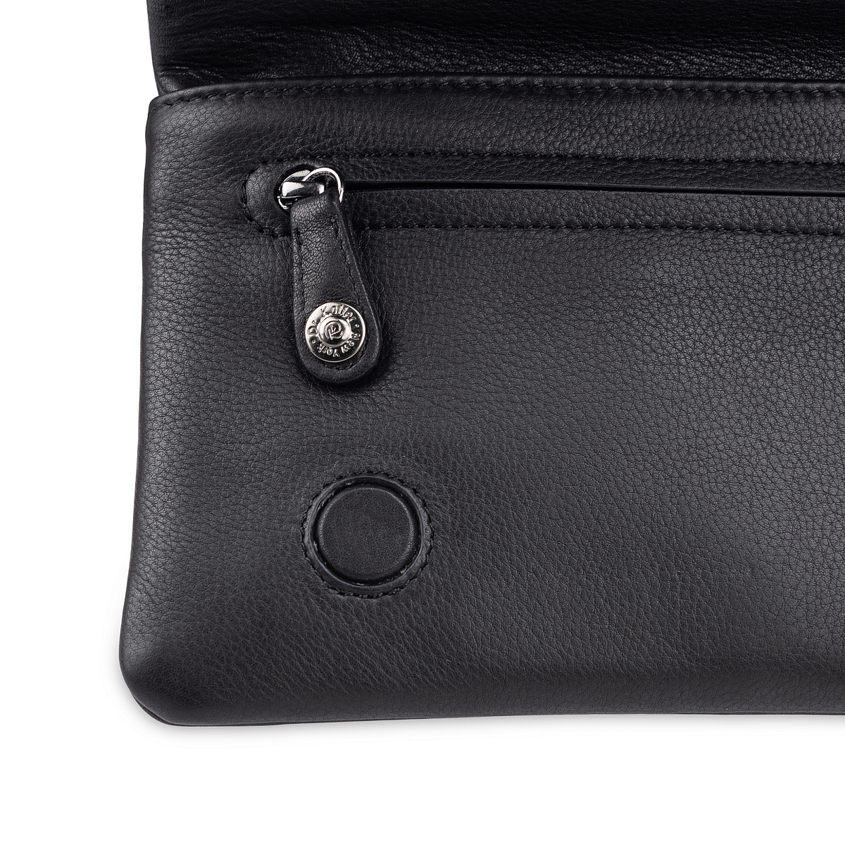 Сумка через плечо Dr.Koffer из натуральной кожи черная