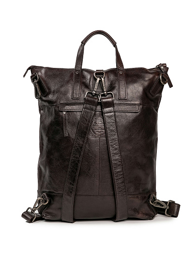 Рюкзак Dr.Koffer из натуральной кожи коричневый