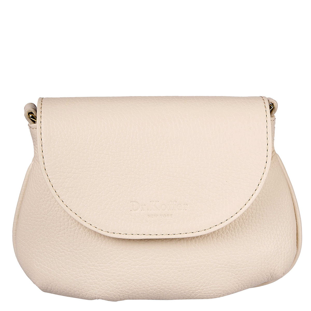 Женская сумка Dr. Koffer из натуральной кожи белая