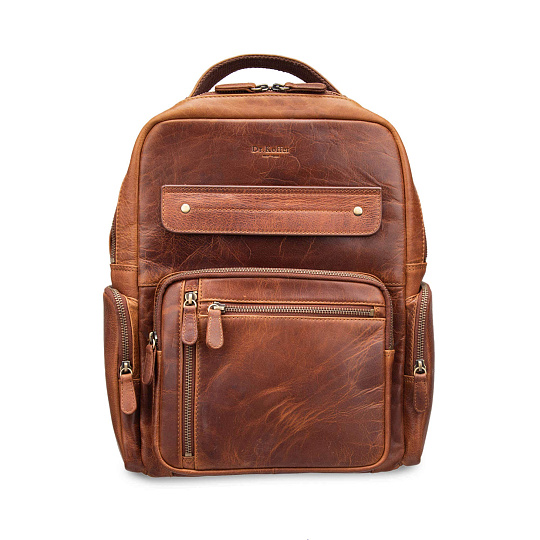 Рюкзак Dr.Koffer из натуральной кожи светло-коричневый