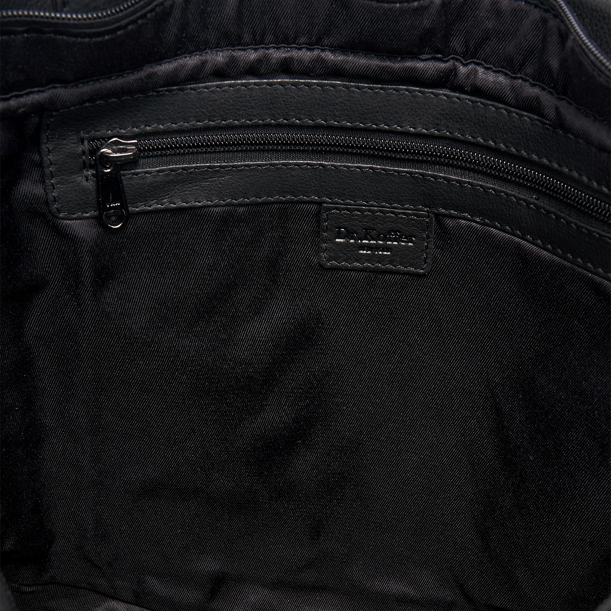 Женская сумка Dr.Koffer из натуральной кожи чёрная