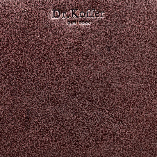 Портмоне Dr.Koffer из натуральной кожи коричневое