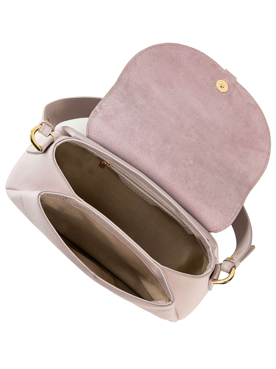 Женская сумка Dr. Koffer из натуральной кожи розовая