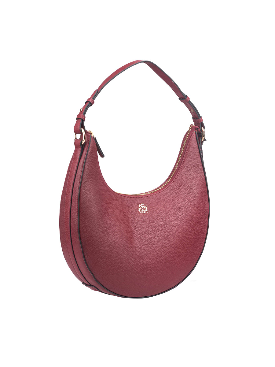 Женская сумка Dr. Koffer из натуральной кожи бордовая