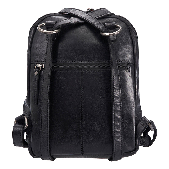 Рюкзак Dr.Koffer из натуральной кожи черный