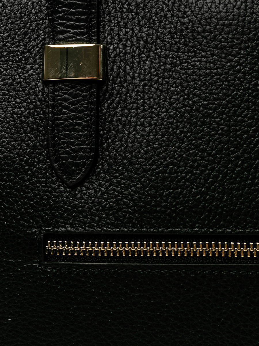 Женская сумка Dr.Koffer из натуральной кожи черная