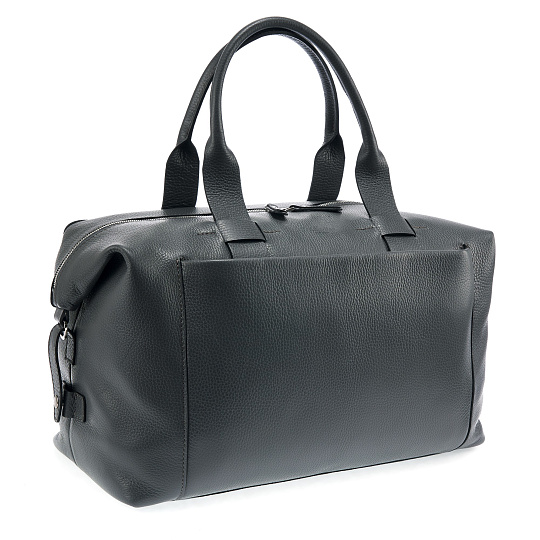 Сумка дорожная Dr. Koffer из натуральной кожи синяя