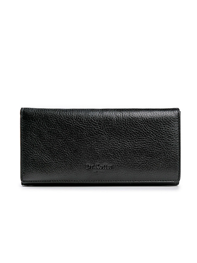 Кошелек Dr.Koffer из натуральной кожи черный