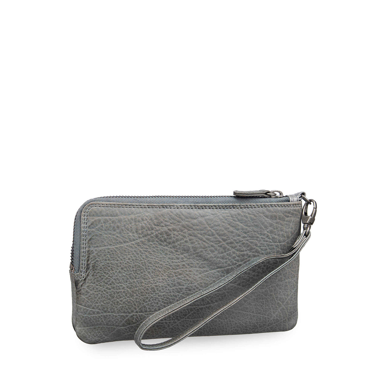 Портмоне Dr.Koffer из натуральной кожи серое