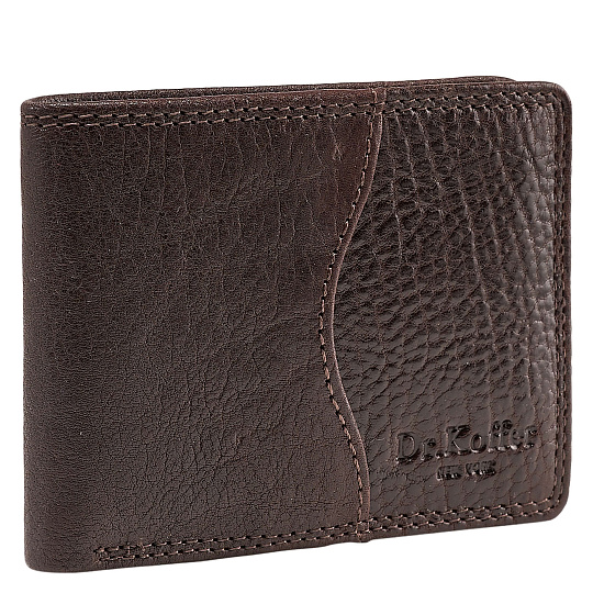 Зажим для денег Dr.Koffer из натуральной кожи коричневый