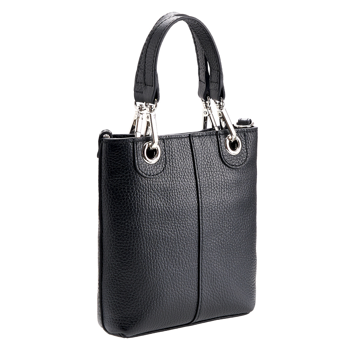 Женская сумка Dr. Koffer из натуральной кожи черная