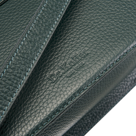 Женская сумка  Dr. Koffer из натуральной кожи зеленая