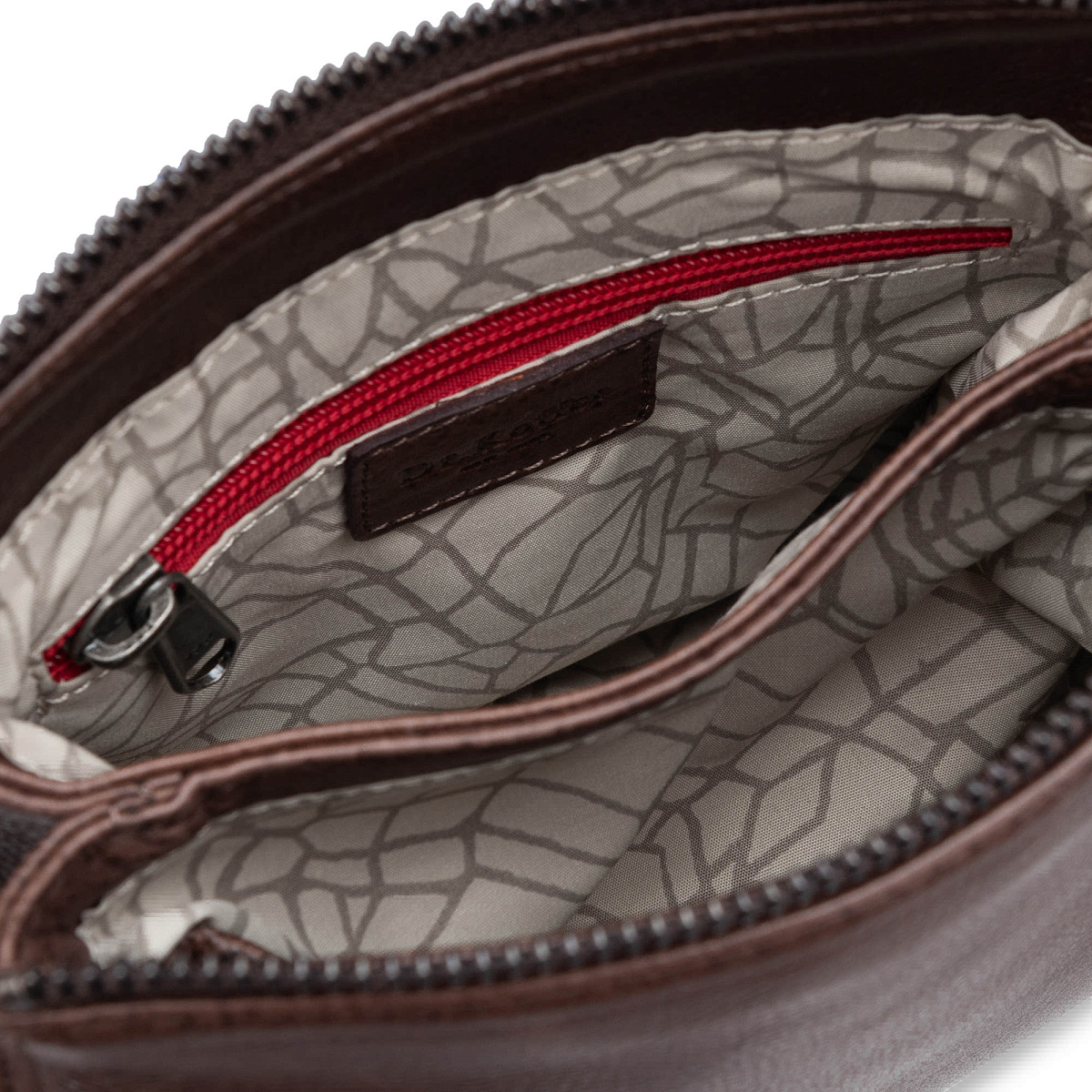 Женская сумка Dr.Koffer из натуральной кожи коричневая