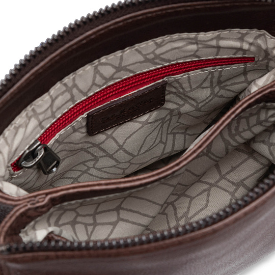 Женская сумка Dr.Koffer из натуральной кожи коричневая