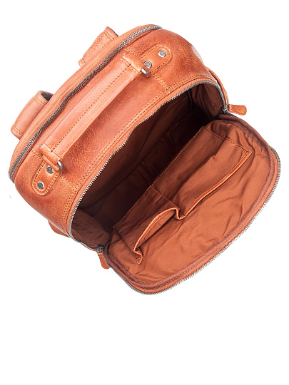Рюкзак Dr. Koffer из натуральной кожи коричневый