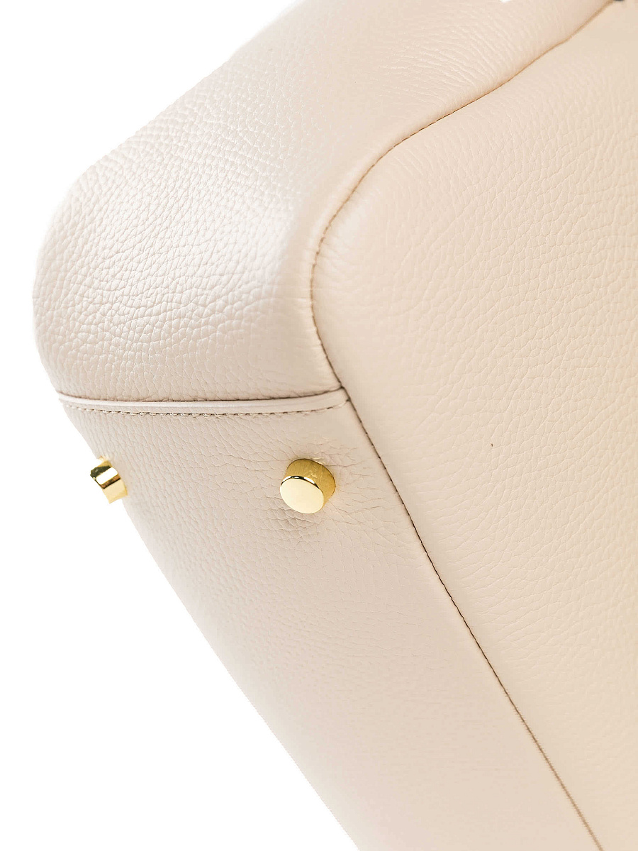 Женская сумка Dr. Koffer из натуральной кожи белая