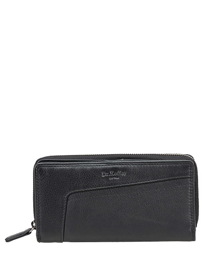 Кошелек Dr.Koffer из натуральной кожи черный