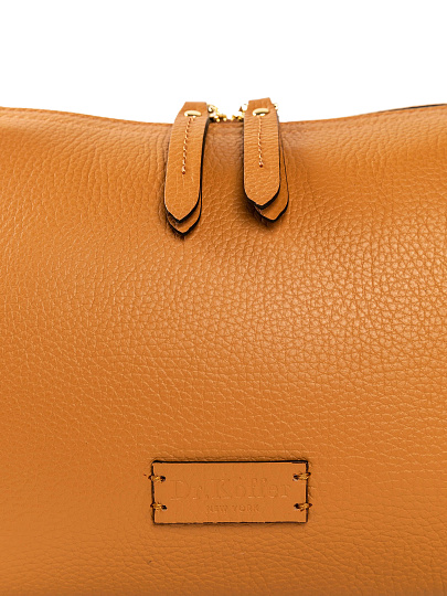 Женская сумка Dr. Koffer из натуральной кожи коричневая