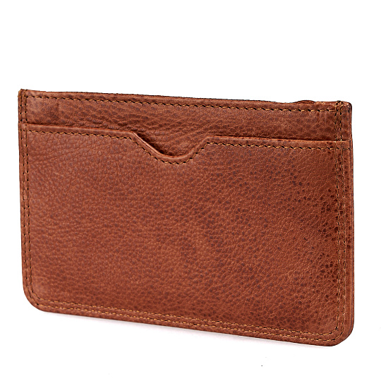 Кредитница Dr.Koffer из натуральной кожи коричневая