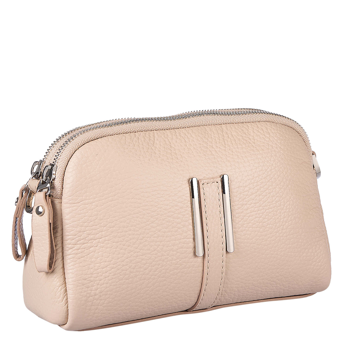 Женская сумка Dr. Koffer из натуральной кожи бежевая