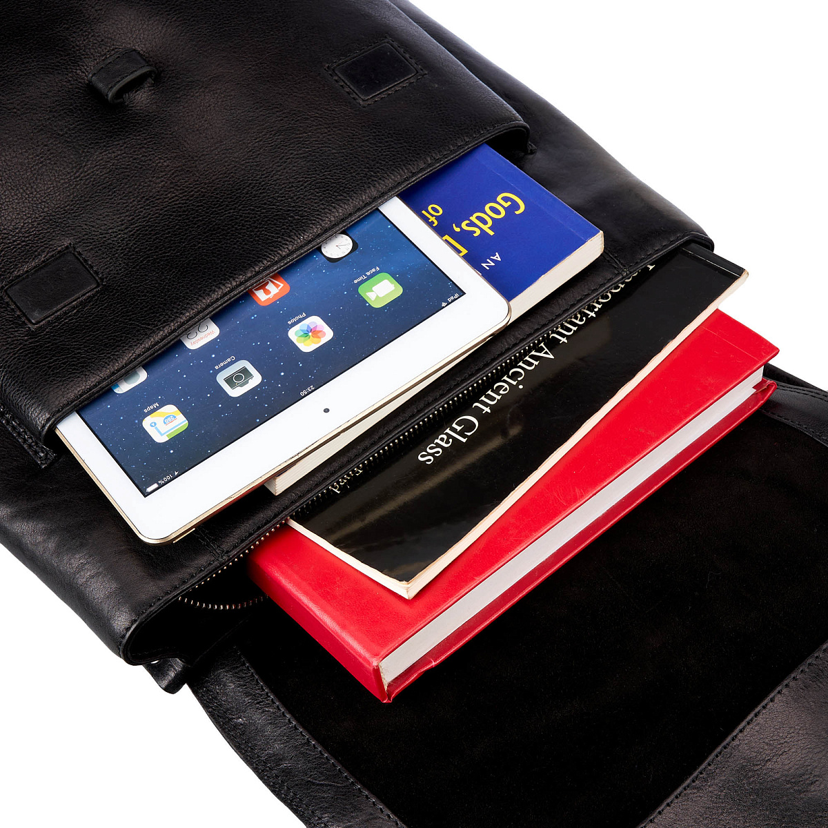 Рюкзак Dr.Koffer из натуральной кожи черный