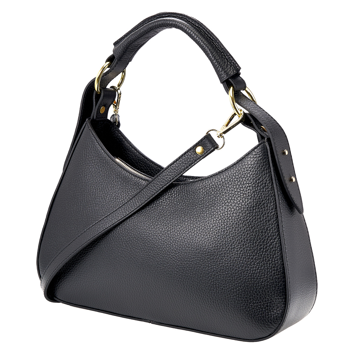 Женская сумка Dr. Koffer из натуральной кожи черная