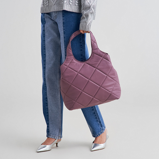 Женская сумка Dr. Koffer из натуральной кожи цвета фуксия