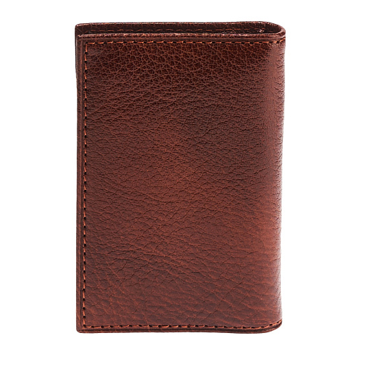 Визитница Dr.Koffer из натуральной кожи светло-коричневая