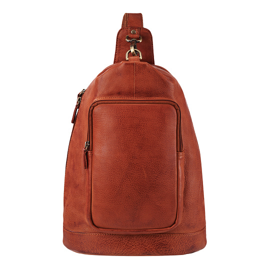 Рюкзак Dr.Koffer из натуральной кожи светло-коричневый