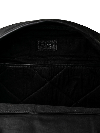 Рюкзак Dr.Koffer из натуральной кожи черный