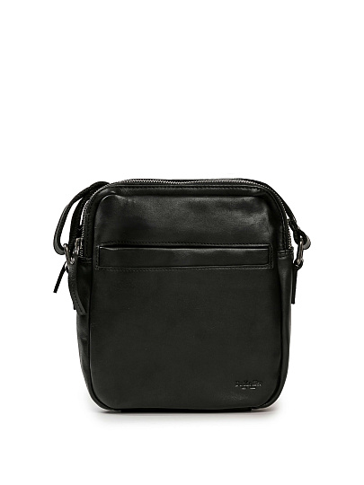 Сумка через плечо Dr.Koffer из натуральной кожи черная