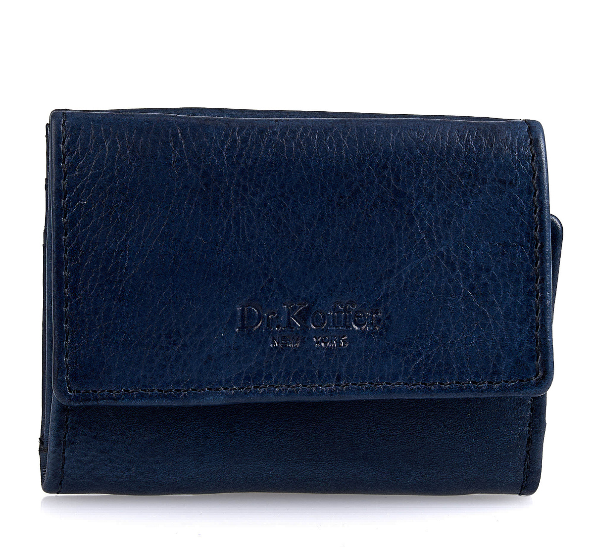 Портмоне Dr.Koffer из натуральной кожи синее