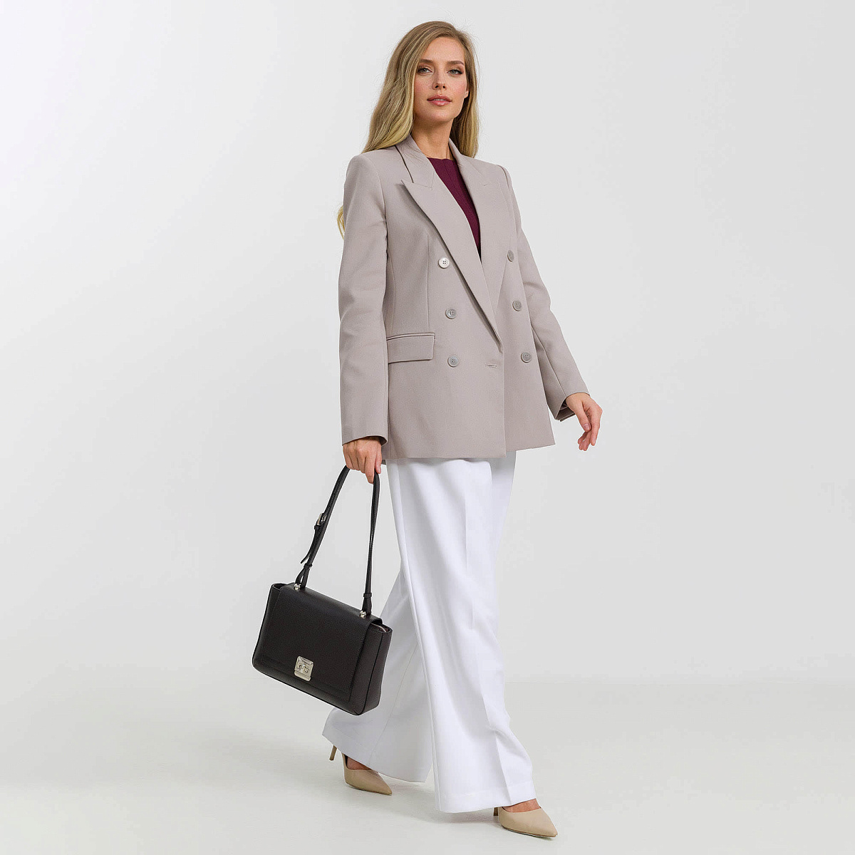 Женская сумка Dr. Koffer из натуральной кожи коричневая