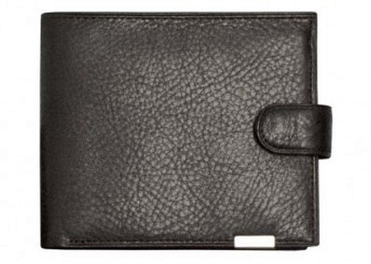 Портмоне Dr.Koffer из натуральной кожи черное