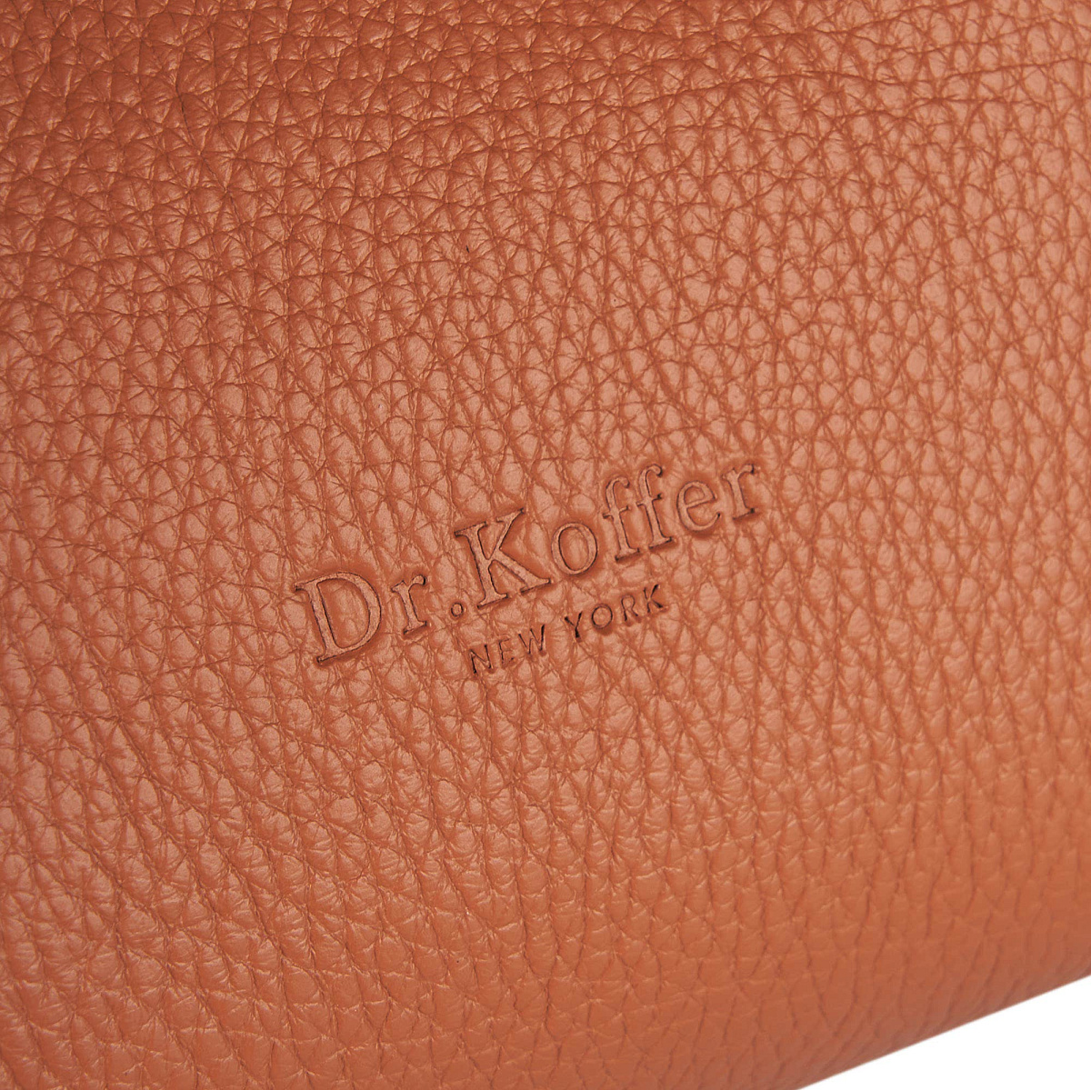 Женская сумка Dr.Koffer из натуральной кожи коричневая