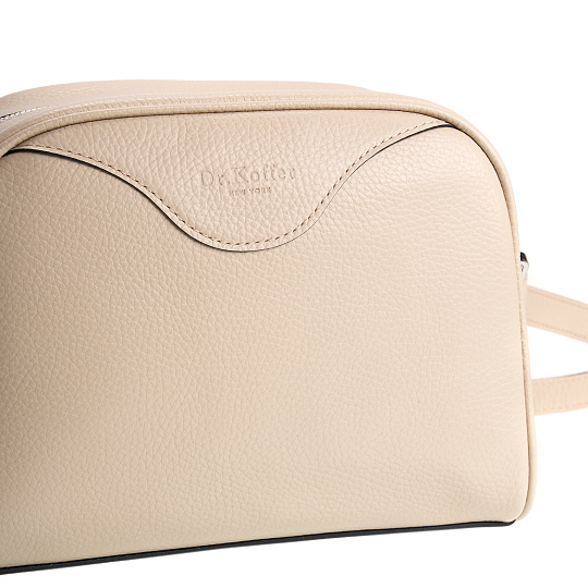 Женская сумка Dr. Koffer из натуральной кожи белая