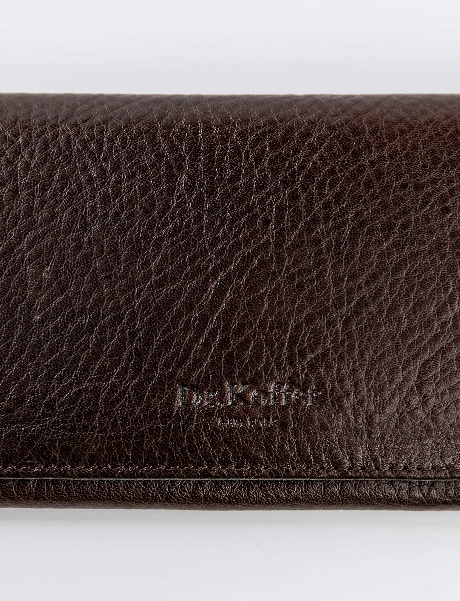 Кошелек Dr.Koffer из натуральной кожи коричневый