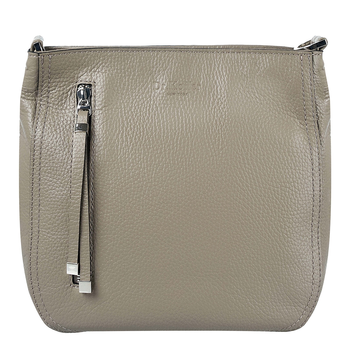 Женская сумка Dr. Koffer из натуральной кожи коричневая