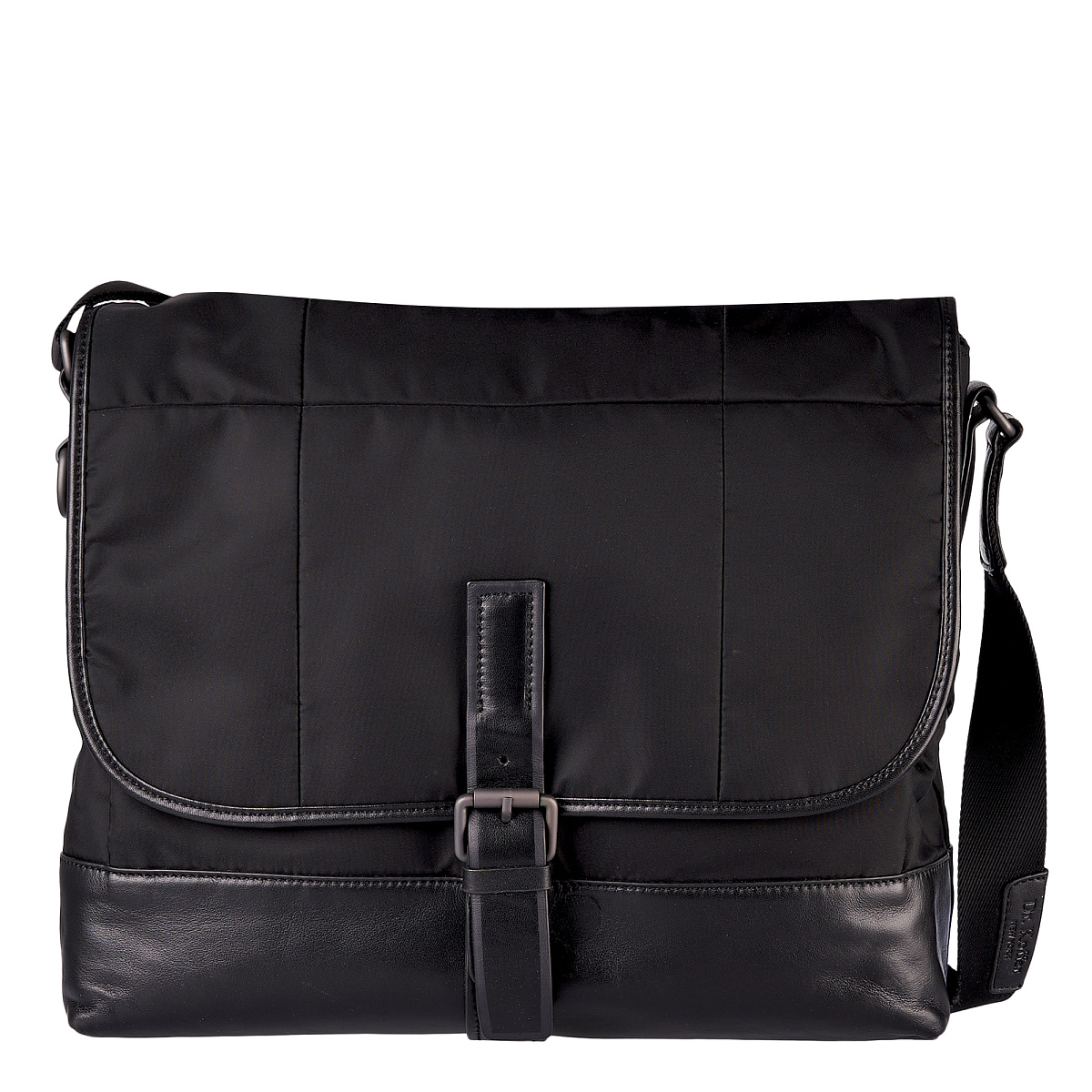 Сумка через плечо Dr.Koffer из нейлона и натуральной кожи