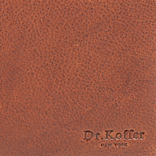 Портмоне Dr.Koffer из натуральной кожи светло-коричневое