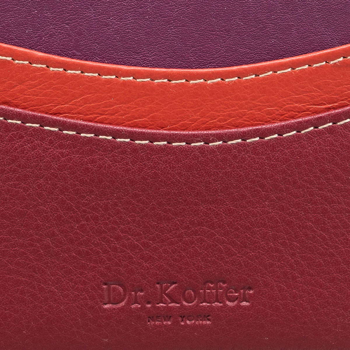 Кредитница Dr.Koffer из натуральной кожи коричневая