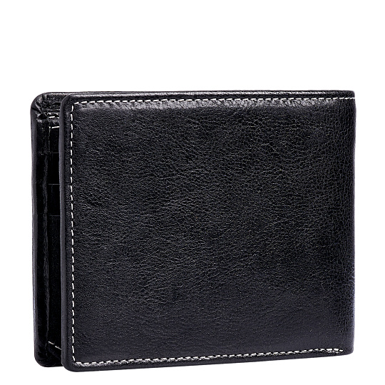 Портмоне Dr.Koffer из натуральной кожи черное