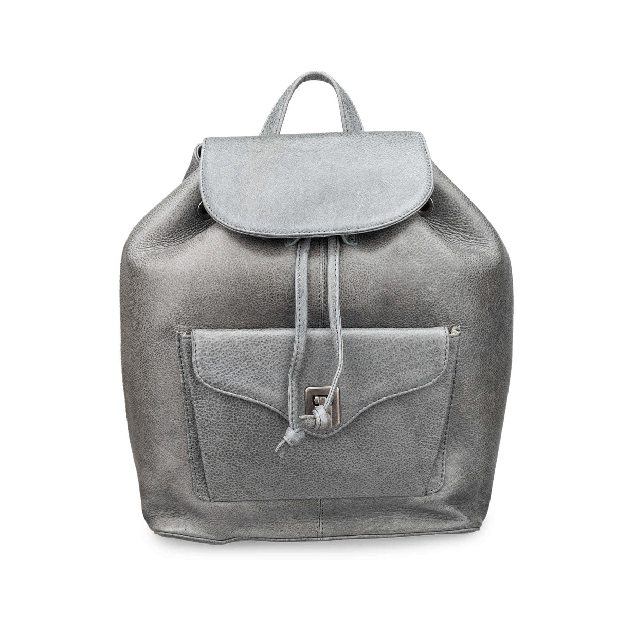 Рюкзак Dr.Koffer из натуральной кожи серый