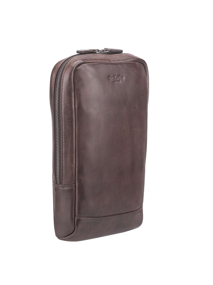 Рюкзак Dr. Koffer из натуральной кожи коричневый