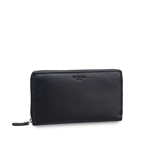 Портмоне Dr.Koffer из натуральной кожи черное