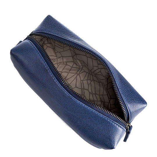 Несессер Dr.Koffer из натуральной кожи синий